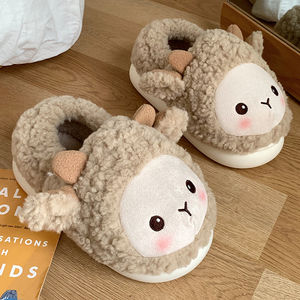 2025 nouveauté Animal pantoufles <span class=keywords><strong>mouton</strong></span> Pantufas personnalisé Animal pantoufles pour femme pour bébé couette personnalisé Peluches pantoufles - Product Image 6