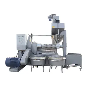 Effective automatic edible olive peanut coconut screw oil press machine for oil mill