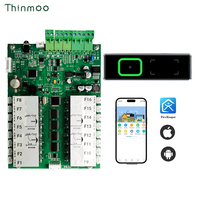 Controlador de Elevador Thinmoo para 20 Pisos, Interfaz RS485, Protocolo ISO 14443A, Tarjeta RFID IC, TCP/IP/RFID, Placa de Control de Acceso Weigand