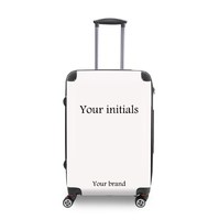 Ensemble de bagages à roulettes transparentes, pièces, personnalisés, à personnaliser soi-même, bagage de voyage