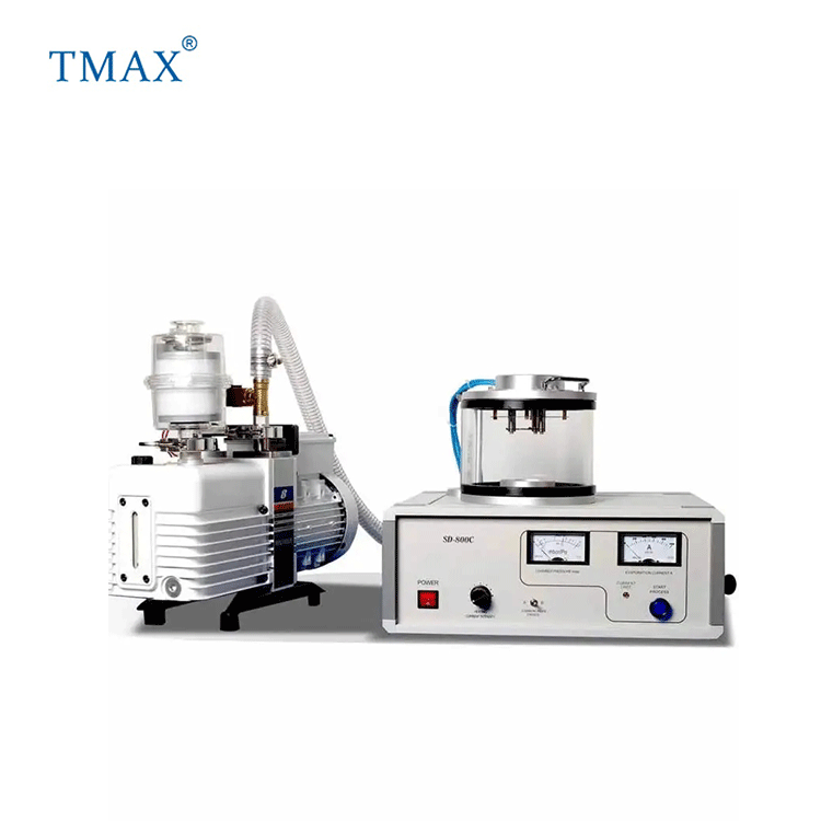 Three Targets Plasma Sputtering Coater Coating