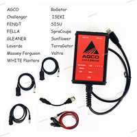 KIT DE DIAGNÓSTICO PARA CAMIONES AGCO (CANUSB) con cables Deutsch de 9 pines y cable de 16 pines para Massey Ferguson y Valtra