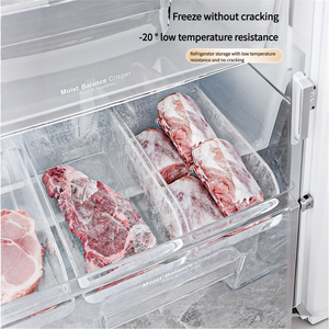 Freezer Safe Clear Plastic Multi-Purpose Fridge Container <strong>Veg</strong> and Fruit <strong>Storage</strong> Bin for Kitchen Organization and Food Packaging - Product Image 3