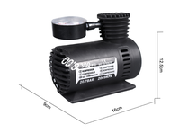 Mini compresseur d'air portable économique pour voiture, gonfleur de pneus avec 150 psi, plastique, 12 V, garantie 1 an
