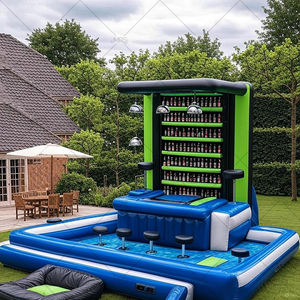 Bar Flotante Inflable de PVC con Diseño de Carpa Gigante para Fiestas en el Patio Trasero al Aire Libre - Stand de Bebidas para Eventos de Adultos y Niños - Product Image 3