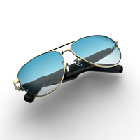 Lunettes audio intelligentes sans fil avec traduction intelligente, Bluetooth, effets sonores de haute qualité