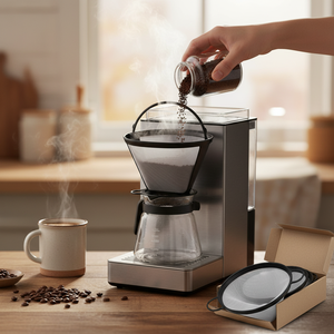 Filtro per Caffè e Tè in Ceramica Personalizzabile, Portatile e Riutilizzabile per Macchine da Caffè, Confezione da 72 - Product Image 3