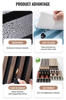 Fabricant OEM/ODM – Panneau mural rainuré en WPC de qualité supérieure, facile à installer, pour revêtement et bardage muraux