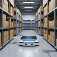 Robot mobile autonome MyMR-500 AMR avec navigation laser SLAM, temps de travail de 6 à 8 heures pour la manutention des matériaux dans les usines et entrepôts