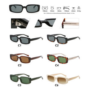 Lunettes de soleil Superhot Eyewear 80914 Tendance 2025 Rétro Audacieuses Rectangulaires UV400 - Branches Premium en Fil Métallique CP - Product Image 6