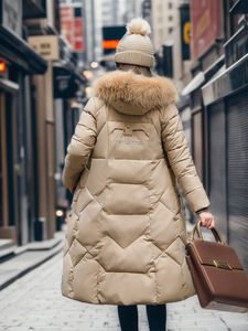 Womens Winter <strong>Coat</strong> 2023 <strong>Knee</strong> <strong>Length</strong> Slim <strong>Coats</strong> Winter Ladies Women <strong>Coat</strong> - Product Image 6
