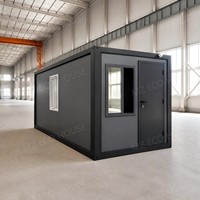 Conteneur pliable en Z de Chine 20ft 40ft préfabriqué portable à assemblage rapide pour bureau, chambre et logement