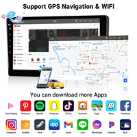 Autoradio Android double DIN 10,1 pouces avec Carplay sans fil, GPS, stéréo, écran pour Honda Civic 2006-2011