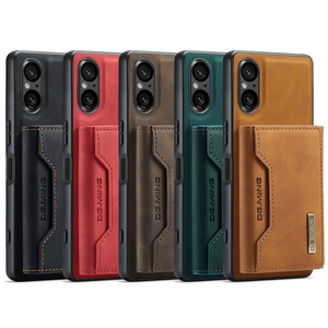 DG.Ming Flip PU étui en cuir porte-carte de crédit portefeuille étui de téléphone pour <span class=keywords><strong>Sony</strong></span> <span class=keywords><strong>Xperia</strong></span> 5V 15 Pro Max 15 14 Plus 13 12 Mini - Product Image 6