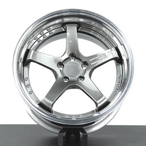 Jantes de voiture Volk Racing Te37 en alliage argenté poli, 2 pièces, T6061 forgé, 5x120 5x114.3 5x112 pouces, pour BMW Honda Accord Toyota - Product Image 2