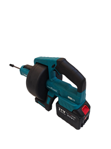 21V pipeline dredge machine Positive and reverse rotation control press type spring feeding wrench Anti-slip rubber base - Product Image 5