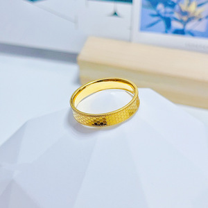 Aimgal Bague de Couple Écaille de Dragon en Or Pur 24K AU 999 4mm – Technologie de Dureté 5G 4 Fois <span class=keywords><strong>Plus</strong></span> Robuste, Cadeau Alliance Solide - Product Image 5