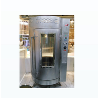 Rôtissoire de porc et de canard électrique commerciale professionnelle avec équipement de cuisson de torréfaction de vitrine de conception de capacité élevée