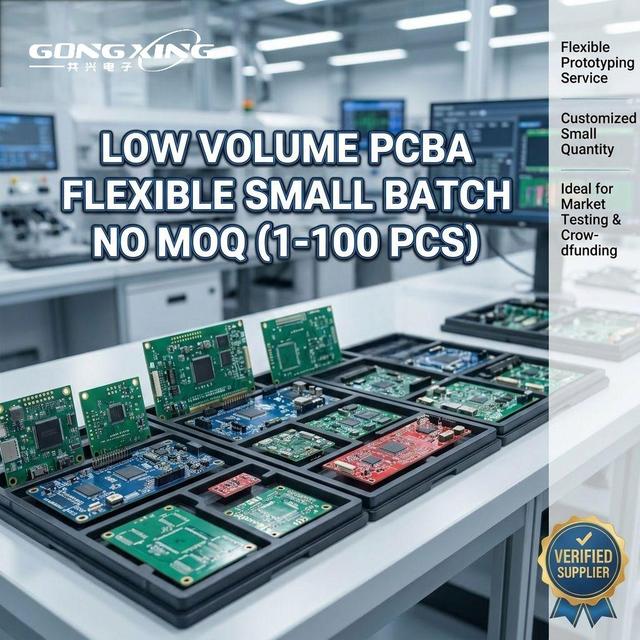Low Volume PCBA Assembly | Mass Production & Small Batch 1-100 PCS | Full BOM Sourcing EMS OEM Factory