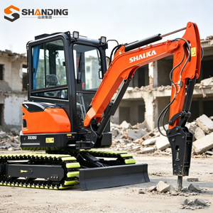 Mini Excavadora SHANDING con Envío Gratuito, 3 Toneladas, Motor EURO 5 Epa, Motor y Bomba KOOP/CHANGCHAI, Uso Agrícola, Alta Eficiencia - Product Image 3