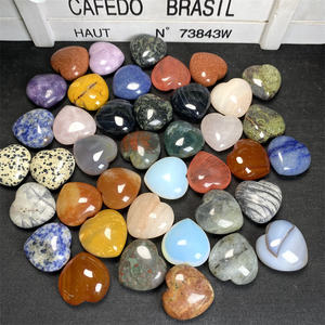 Prix de gros - Pierres naturelles de guérison spirituelle Feng Shui - Cœur en cristal de quartz - Pour cadeau - Product Image 3