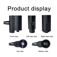 Diffuseur d'aromathérapie LED haut de gamme pour voiture, désodorisant et diffuseur d'huiles parfumées avec fixation sur grille d'aération, parfum ciblé