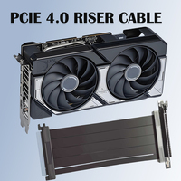 Autres accessoires d'ordinateur câble Riser PCIE 4.0 X16 câble Riser haute vitesse câble Riser pcie gen4 câble 90 degrés