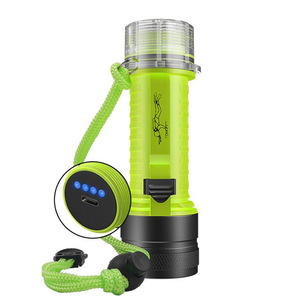 WOSEN Magnetic Switch Super Bright P50 Lamp Bead 100M Ip68 Waterproof <b>Rechargeable</b> Amphibious Sea Diving <b>Flashlight</b> - Product Image 4