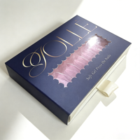 Boîte d'emballage pour faux ongles avec logo personnalisé, boîte de rangement pour faux ongles à étiquette privée, emballage de luxe pour nail art