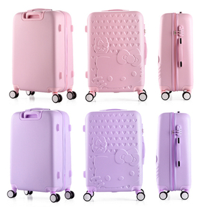 Valigia Rosa in ABS per <span class=keywords><strong>Bambini</strong></span> 20/24/28 Pollici, Set di Bagagli da Viaggio Carini per Ragazze - Product Image 3