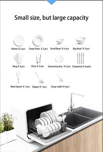 スマート食器洗い機液体ポータブル食器洗い機3In1食器洗い機 (Bluetooth付き) - Product Image 6