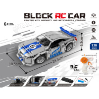 Tengrui 437 pièces en plastique ABS, série rapide 1:16, M4 GT3 pour voiture à construire avec fonction RC, jouet de construction éducatif