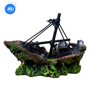 Resina moderno <span class=keywords><strong>Fish</strong></span> Tank Paisagismo Decoração Tesouro Frogman Simulação Shipwreck <span class=keywords><strong>Fish</strong></span> Tank Aquário Decorações Acessórios - Product Image 2
