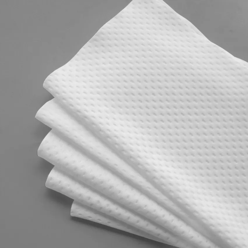 4*4 inch 2 lớp 220gsm Lint miễn phí Composite sợi nhỏ polyester làm sạch vải phòng sạch khăn lau cho bán dẫn