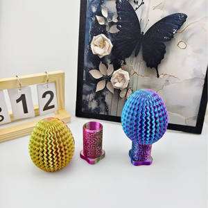 Laberinto de Huevos Impreso en 3D, Juguete de Rompecabezas Creativo Único para Decoración de Escritorio, Servicios de Mecanizado Creativo - Product Image 2