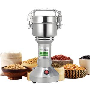 Moulin à grains portable en acier inoxydable <span class=keywords><strong>de</strong></span> 150g pour <span class=keywords><strong>farine</strong></span>, <span class=keywords><strong>blé</strong></span>, herbes, épices sèches et assaisonnements, pour la maison - Product Image 1