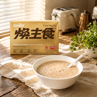 Poudre de céréales entières pour petit-déjeuner, en vrac, nutrition diététique, vente en gros directe d'usine, fournisseur direct en boîte