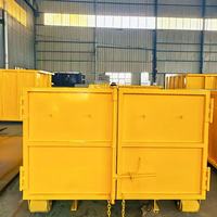 Conteneur à benne basculante robuste Q235 pour les déchets de construction