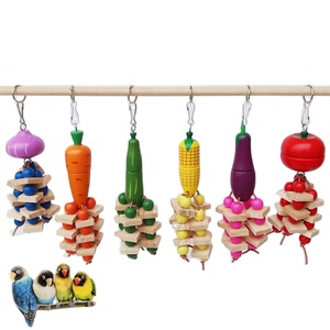 <strong>Wholesale</strong> Vegetable Design <strong>Parrot</strong> Plastic <strong>Toys</strong> Cute Pets Playing Bird Interactive <strong>Toy</strong> - Product Image 2