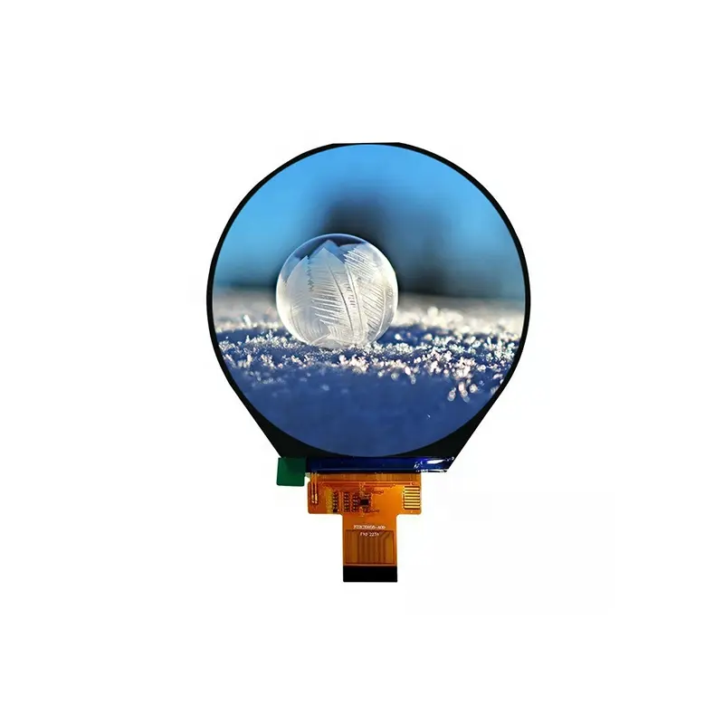 3.4 inch round TFT LCD IPS Module with 800*800 resolution for smart home