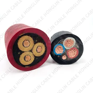 Mining Cable Rubber Crane Cable for Coal Mining 0.6/1kv PVC Mining Power Cable