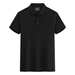 Hashion Polo Shirt Men Short Sleeve Solid Color Quick Dry Corporate Workwear Uniform M Size - Product Image 1