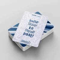 Cartes de jeu à boire personnalisées pour adultes avec texture en relief et finition brillante en papier pour le plaisir familial et les fêtes