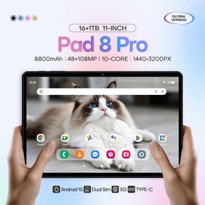 5G Nhanh Chóng Kết Nối Pad 8 Pro <span class=keywords><strong>Android</strong></span> Tablet <span class=keywords><strong>PC</strong></span> 11 "16 + 1Tb 1440*3200 Trẻ Em Máy Tính Bảng Máy Tính Bảng Cho Trẻ Em - Product Image 6