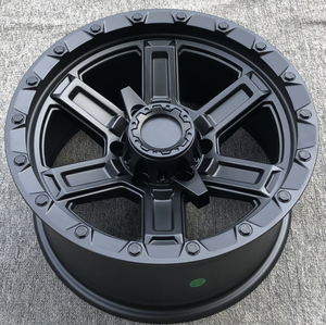 [Tàn phá] 17*7.5inch hợp kim xe bánh xe offroad 6x139.7 ET-10 cho Mamba Đen - Product Image 5