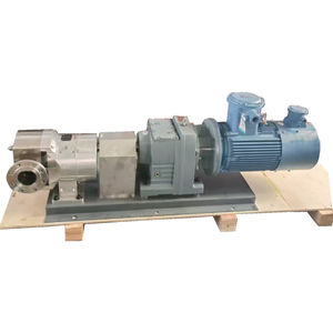 <b>Small</b> Stainless Steel Cam Rotor <b>Pump</b> Sanitary Food Grade Mini Rotary Lobe Type 3-Phase Motor for Viscous Fluid OEM Service - Product Image 4