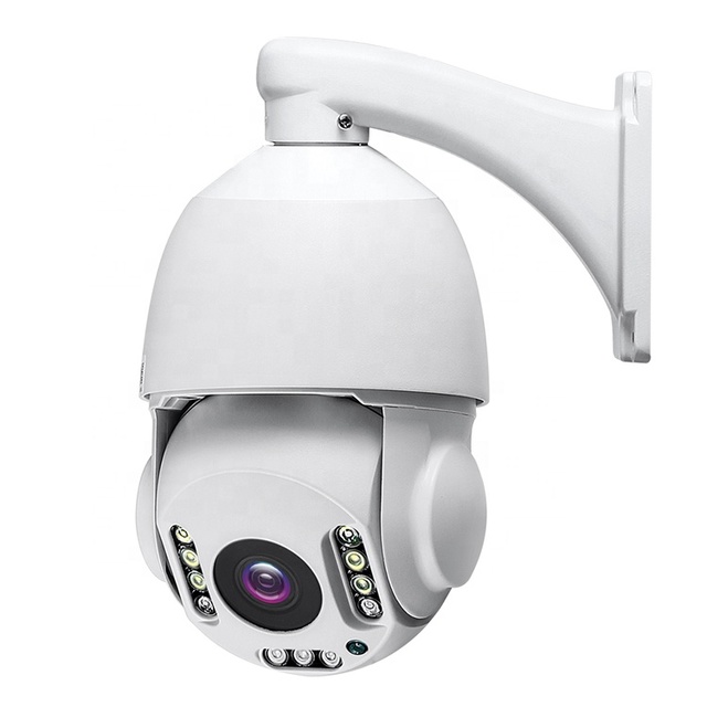 Full Color 5MP 30X Optical Zoom PTZ IP Camera 360 Outdoor Auto Track Wireless 4G SIM Card Security Camera Surveillance