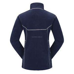 Veste d'hiver à poil élevé en <span class=keywords><strong>Polartec</strong></span> Teddy Sherpa doublé <span class=keywords><strong>polaire</strong></span> en flanelle avec fermeture éclair pour femmes - Product Image 2