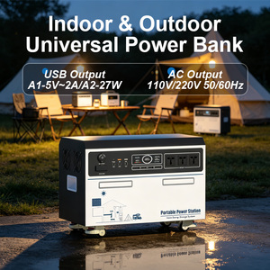 Sistema de Almacenamiento de Energía Doméstico LiFePO4 de 5000W, Estación de Energía Portátil, Arrancador Solar para Emergencias y Camping al Aire Libre - Product Image 1