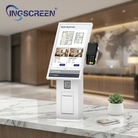 INGSCREEN - Quiosco de Autoservicio con Pantalla Táctil, Máquina Expendedora de Pago de Facturas Digitales para Restaurantes y Cafeterías, SDK